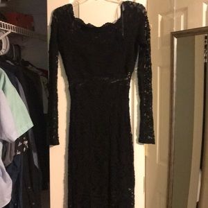 long sleeved maxi dress